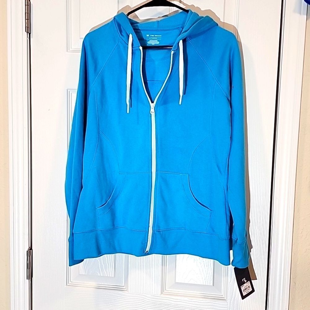 Tek Gear Hooded Zip-Up Large Jacket NWT